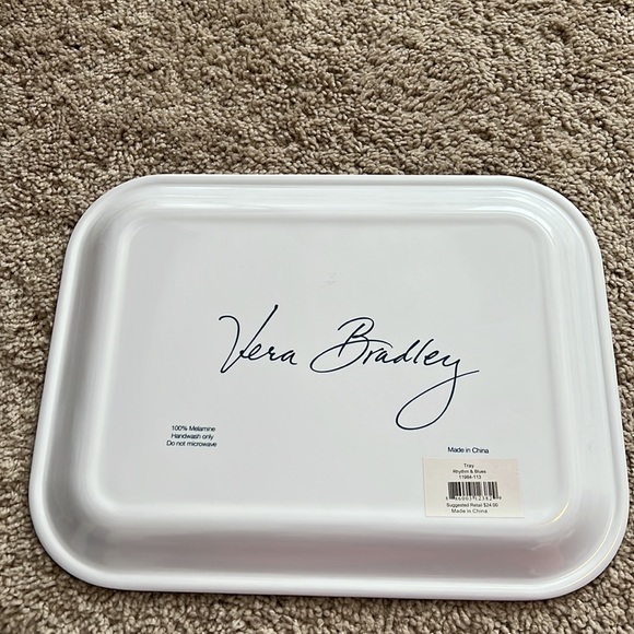 Cute melamine serving tray platter rhythm and blues paisley - Picture 4 of 6